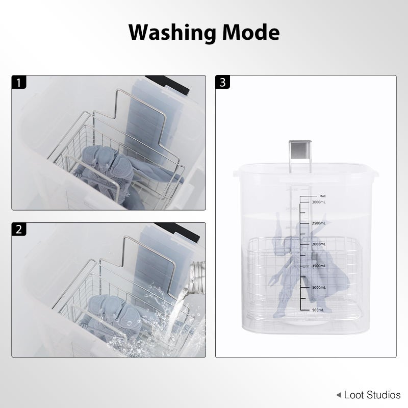 ELEGOO Mercury Plus 2.0 Large Wash and Cure Machine for LCD/SLA/DLP 3D Printing Models Cure Box with Rotary Curing Turntable and Washing Bucket - Image 5
