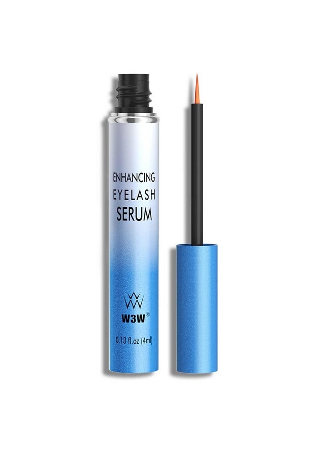 W3W - Eyelashes Serum Growth,Lash and Brow Serum,4 ML Lash Enhancing Serum Lash Boost Serum for Longer, Fuller, Thicker Lashes & Brows(Light Blue) - Image 1