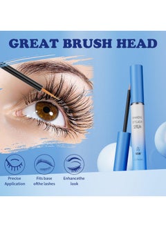 W3W Eyelashes Serum Growth,Lash and Brow Serum,4 ML Lash Enhancing Serum Lash Boost Serum for Longer, Fuller, Thicker Lashes & Brows(Light Blue)  - Image 3