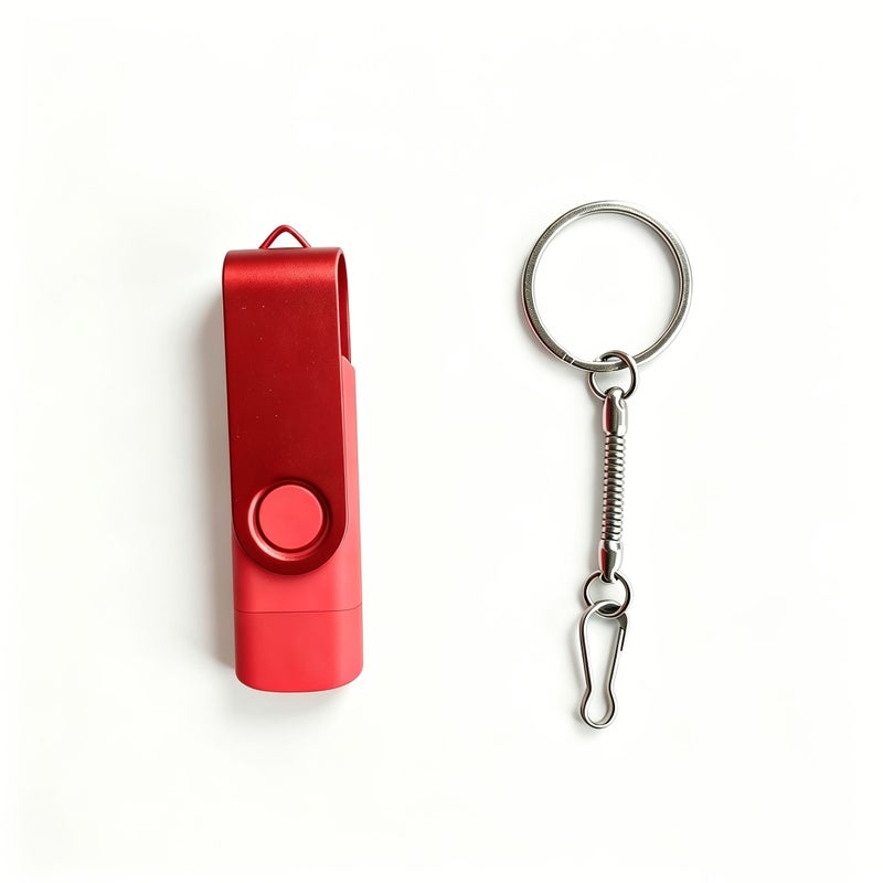 2in1 PURPLE OTG Pendrive USB Stick Photo Backup Flash Drive USB 2.0 Type C Interface 16 GB للكمبيوتر والهاتف الذكي والتابلت - Image 1