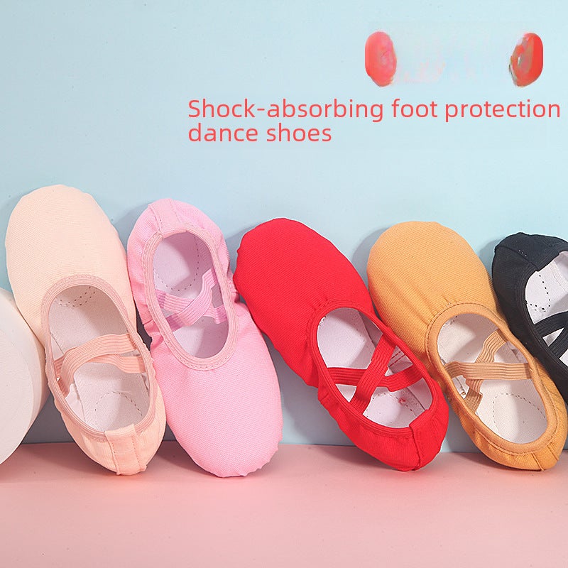 Lace-up-free children''s dance shoes indoor ballet shoes with soft soles for adults dancing shoes yoga cat claw shoes for women - Image 5