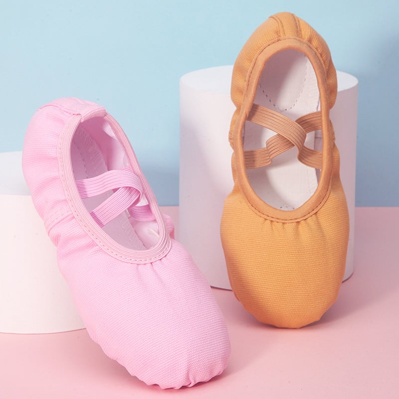 Lace-up-free children''s dance shoes indoor ballet shoes with soft soles for adults dancing shoes yoga cat claw shoes for women - Image 2