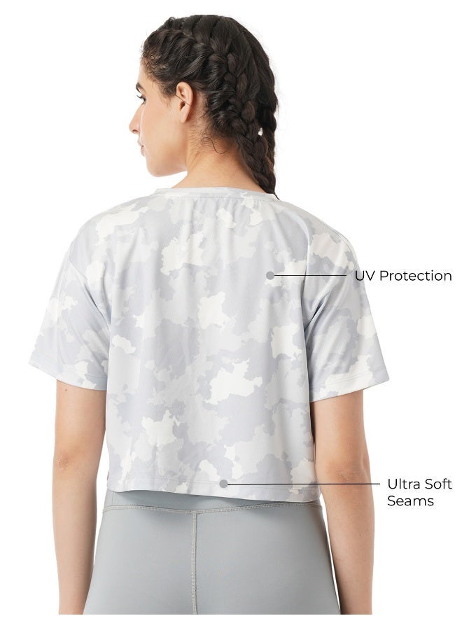 pump'd قميص أثليجر للنساء الصندوقي للنادي الرياضي - خفيف الوزن مضاد للرائحة UV ProtectUltra SoftTims قصير مقياس عادي |ملابس النساء للتدريب | تمرين ملابس رياضية جافة سريعة قميص قصير للجري - Image 3