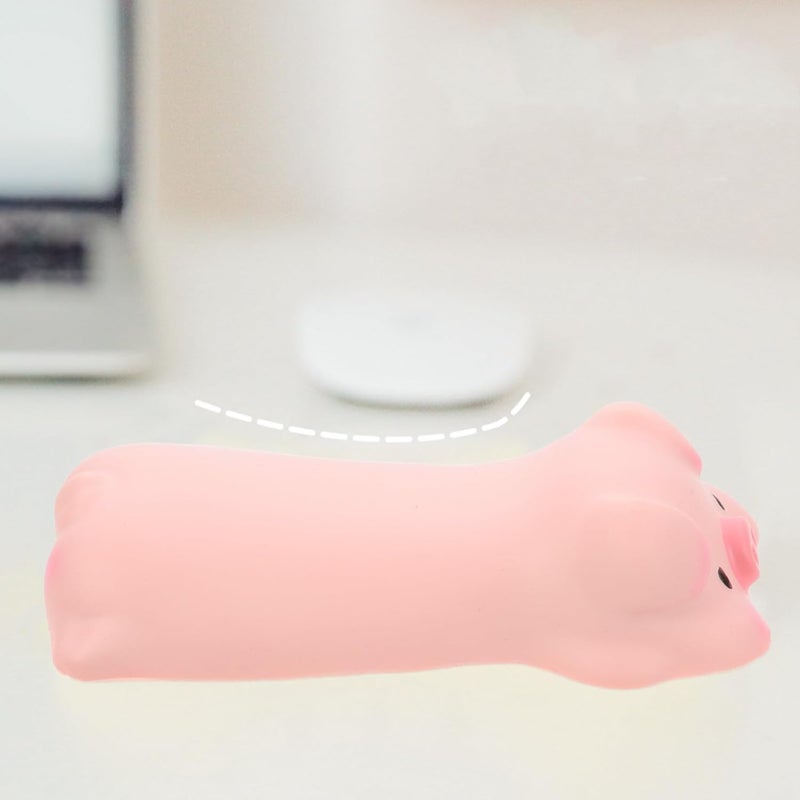 Cartoon Pig Wrist Rest Mouse Pad Non-Slip Office Supplies Supple Computer Mouse Pad for Desk Accessories Comfortable Hand Support Cushion - Image 4