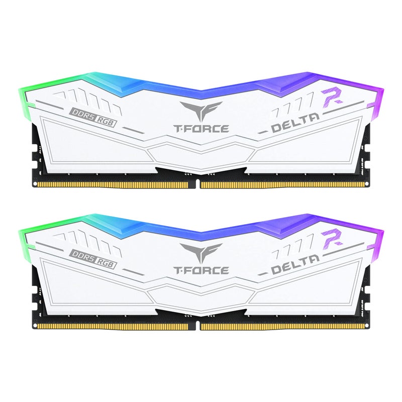 TEAMGROUP TForce Delta RGB DDR5 Ram 48GB 2x24GB 7200MHz PC557600 CL34 ADIE Desktop Memory Module Ram for 600 700 Series Chipset XMP 30 Ready White FF4D548G7200HC34ADC01 - Image 2