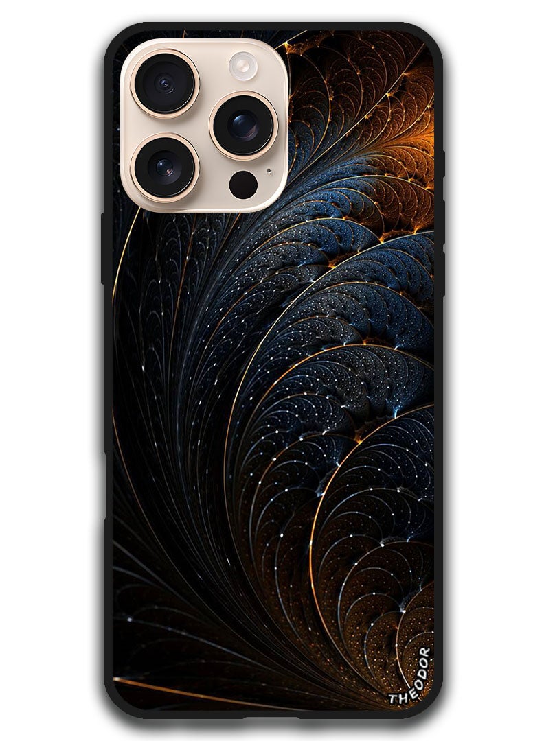 Theodor Protective Case Anti Scratch Shock Proof Bumper Cover For iPhone 16 Pro (6.3)-inch Abstract 13 - Image 1