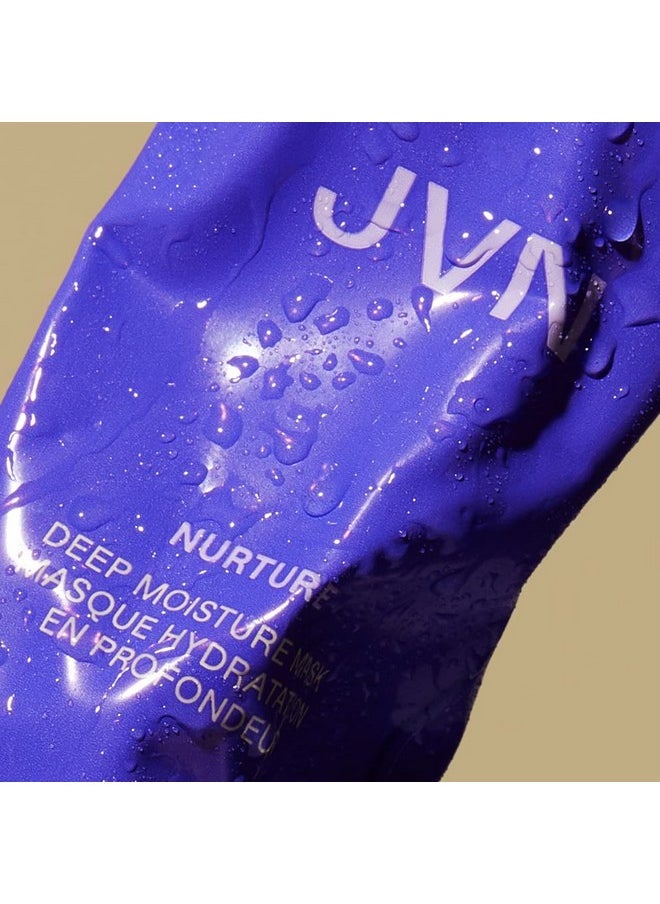 JVN Nurture Deep Moisture Mask Hydrating Hair Mask Conditioning Treatment Reduces Frizz & Adds Nourishment All Hair Types Sulfate Free (5 Fl Oz)  - Image 5
