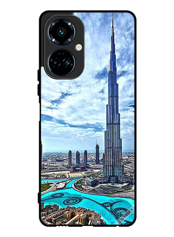 Covernex Protective Case Cover For Tecno Camon 19 Pro Burj Khalifa Tower Touching Clouds - Image 1