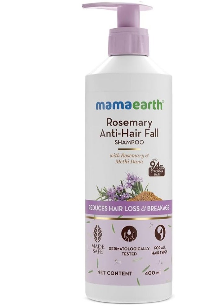 Mamaearth MamaEarth Rosemary Anti-Hairfall Shampoo 400 ml  - Image 1