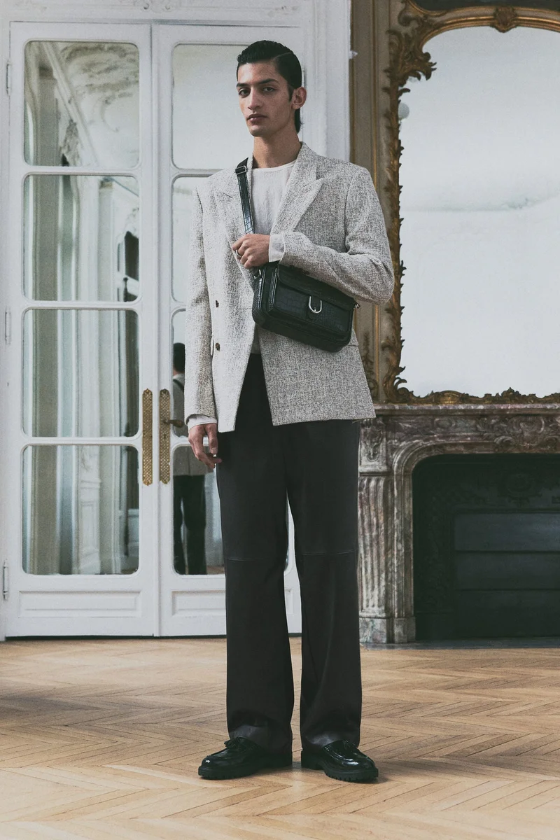 H&M Relaxed Fit Coated trousers