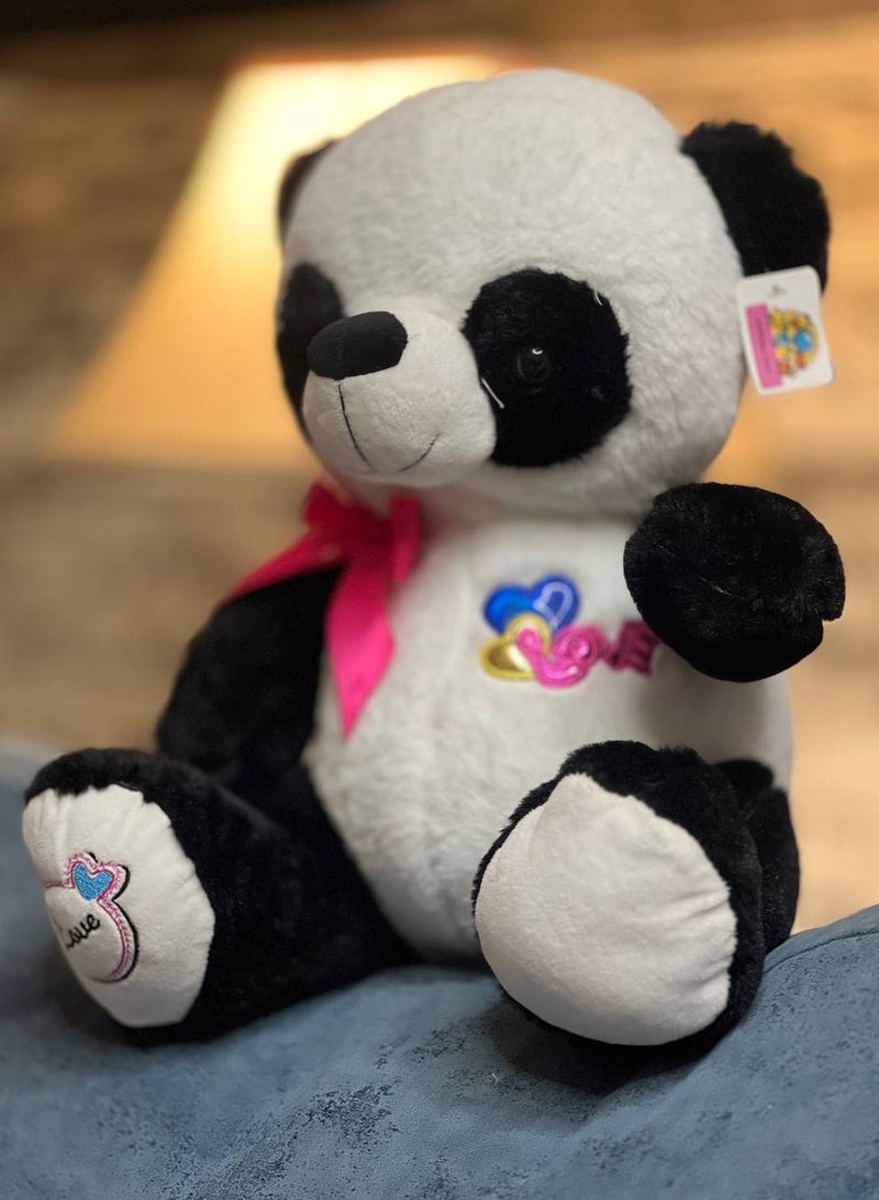 UNIVERSAL TOYS 16-Inch Cuddly Panda Bear | Soft and Adorable Plush Toy with a Touch of Love | Perfect Gift for Kids & Adults | Ideal for Birthdays | Premium Quality Stuffed Animal  - Image 3