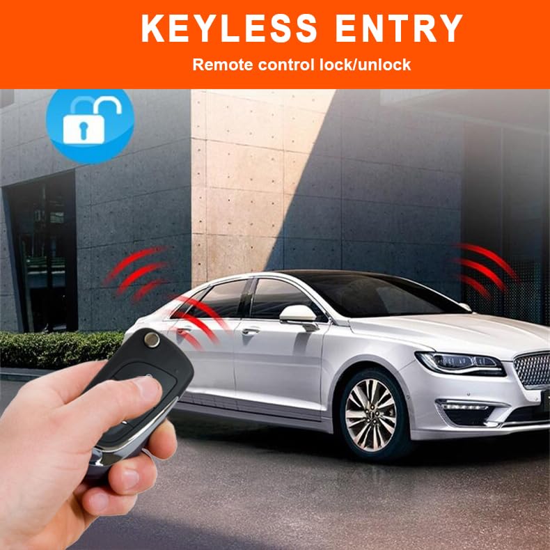 BANVIE Car Alarm System with Remote Start and Smart Push Start Button - Image 5