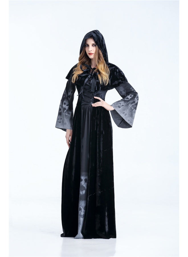 Halloween Black Devil-witch Costume - Image 4