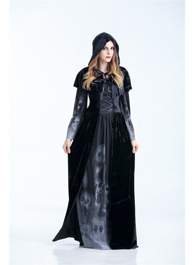 Halloween Black Devil-witch Costume - Image 2