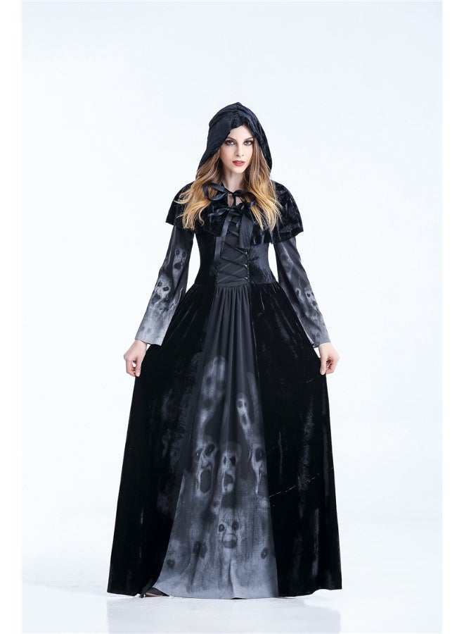 Halloween Black Devil-witch Costume - Image 1