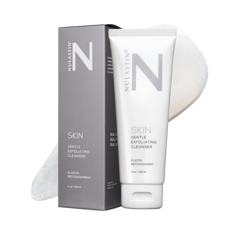 NULASTIN Gentle Exfoliating Face Wash for Women  Men  SKIN Facial Cleanser  SulfateFree VeganFriendly  CrueltyFree  Melt Makeup  Scrub Impurities Away with Every Wash 4 Oz
