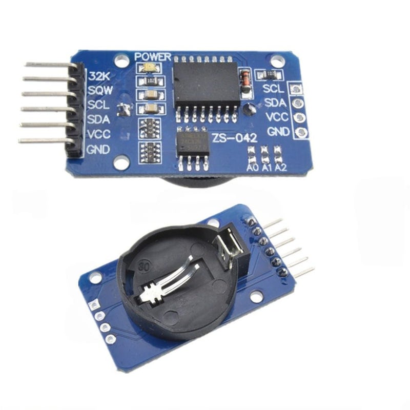 (1Pcs) Real Time Clock Module with I2C Interface and Battery Backup | Model DS3231 | DS3231 RTC Real Time Clock Module Breakout features | Durable construction | Easy installation |