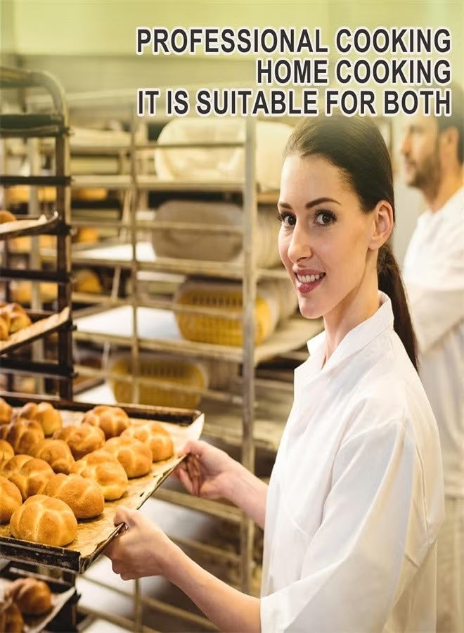 Toshionics Baking Paper Silicone Oil Paper 30x40cm - 48pcs Double Sided High Temperature Resistant Non-stick Barbecue Paper, Food Pad Paper Cooking Paper Suitable for Baking Biscuits, Bread Cup Cakes, Air Fryer Steaming - Image 5