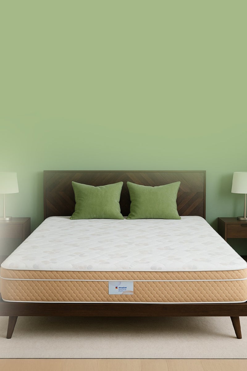 Sleepwell Springfresh Premium| 3-Zoned Contour with Pocket Springs for Targeted Pressure Relief|Resitec Foam |Orthopedic Mattress for Spinal Alignment | 200x120x25 - Image 1
