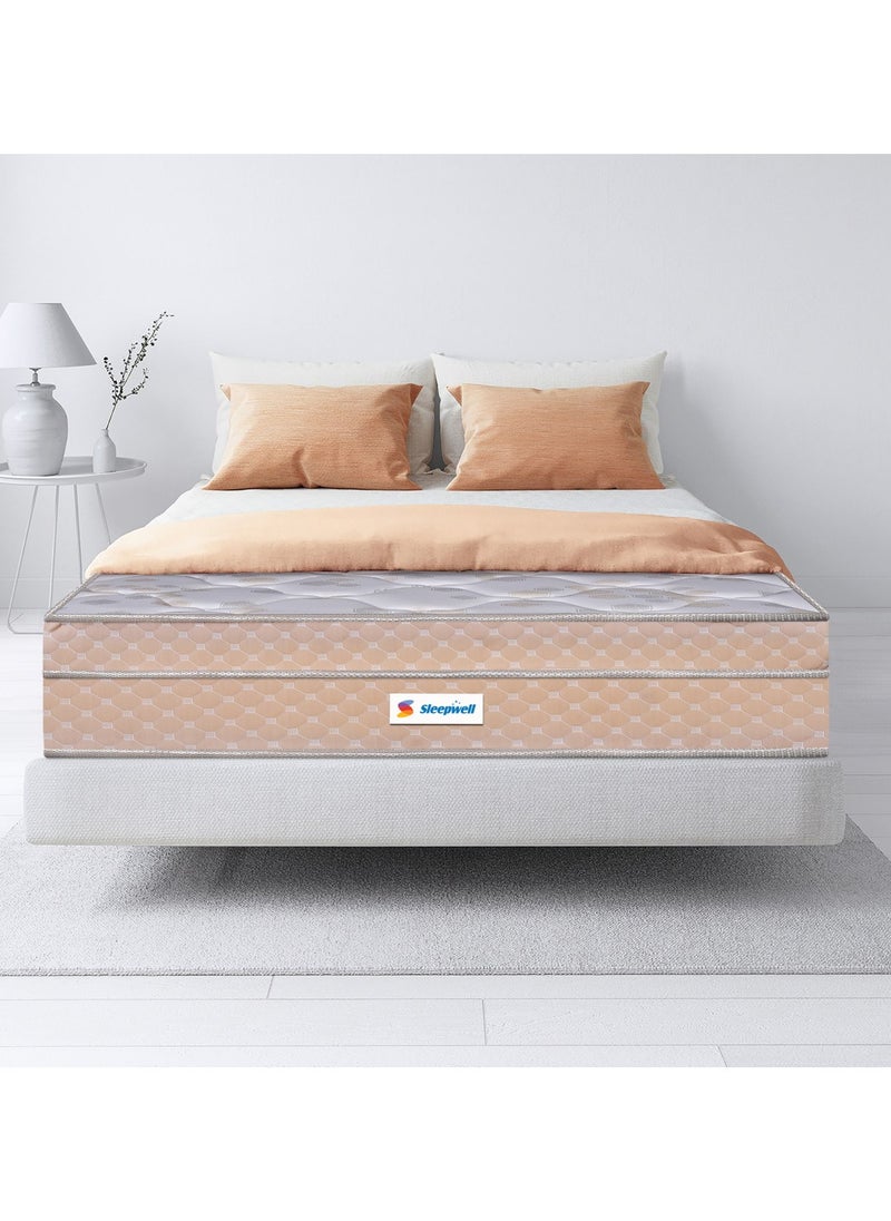 Sleepwell Sleepwell Spring Fresh Classic | 3 Zone Profiled Resitec Foam | Twin Bed Size | Pocket Spring | Neem Fresche Technology | Anti Sag Mattress (200L x 120W x 25H cm)  - Image 1