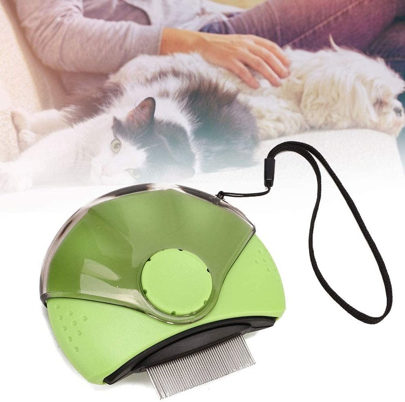 RELEMTRA Pet Grooming Brush Professional Creative Rotatable,3 in 1 Round Portable Small Dog Hair Comb Pet Deshedding Brush Puppy Kitten Slicker Tools - Image 3