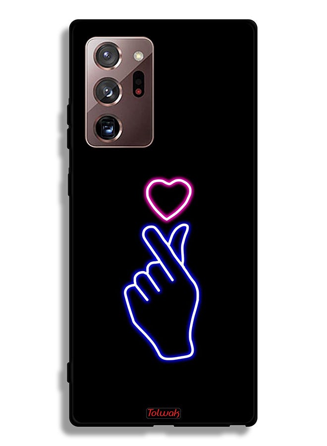 Tolwak غطاء حماية لسامسونج جالاكسي نوت 20 ألترا 5G بتصميم قلب فني - Image 2