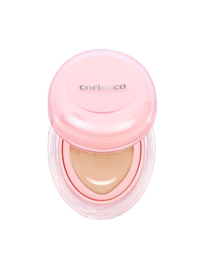 CORINGCO Glow Rice BB Cushion Foundation, Light Ivory, Natural Beige, Mocha Beige, Dewy Finish, Natural Coverage with Cushion Puff Applicator (#25 Mocha Beige) - Image 2