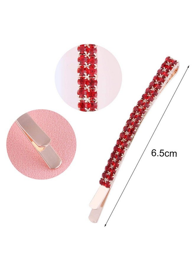 BTYMS 18 Pieces Rhinestone Bobby Pins Crystal Hair Clips Hair Pin Sparkling Hair Barettes Sytling Decorative Accessories For Women And Girls - Image 2