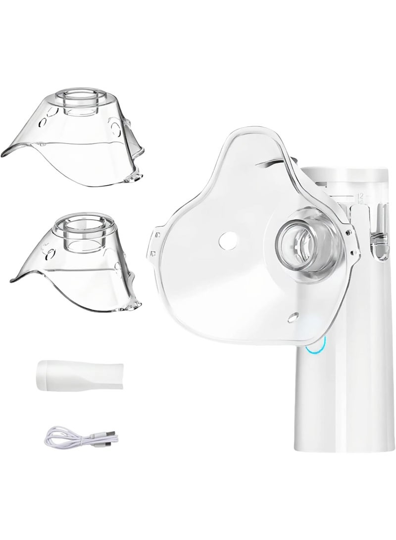 جهاز بخار محمول للترطيب – بخاخ استنشاق يدوي للاستخدام المنزلي والمكتبي – جهاز بخار شخصي للأطفال والكبار - Image 1