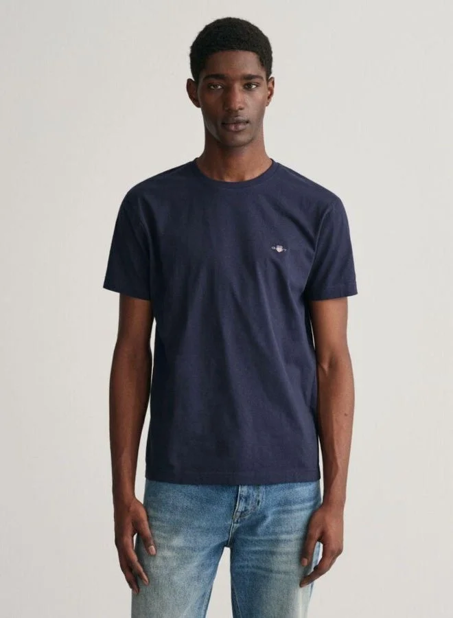 GANT  Gant Slim Fit Shield T-Shirt for Men | Best Price UAE