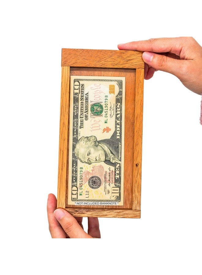 BSIRI ATM Puzzle Box for Adults- Secret Box Brain Teaser Wooden Puzzle Boxes with Hidden Compartments. Ideal Mystery Box, Money Box, Jewelry Box, 3D Puzzle Lock Box, Gift Card, and Money Puzzle Box - Image 1