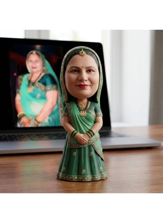 ARTIQRA Custom Bobblehead from Photo | Personalized 3D Bobblehead Figurine | Handmade Resin Nodding Doll | Funny Desk Decor Gift for Birthday, Office | ARTIQRA - Image 2