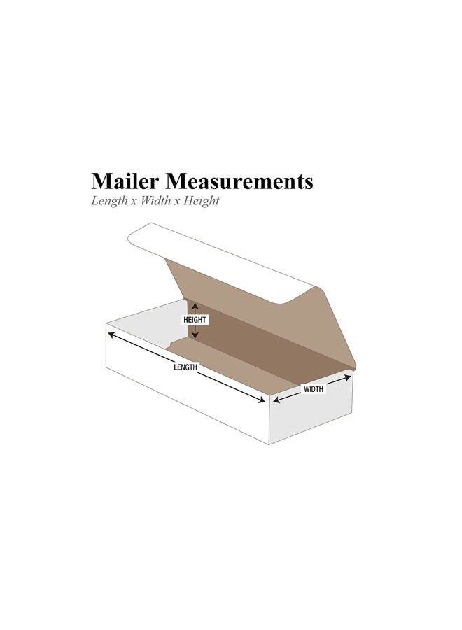 BOX USA BM1575 Corrugated Mailers, 15" x 7" x 5", White (Pack of 50) - Image 2
