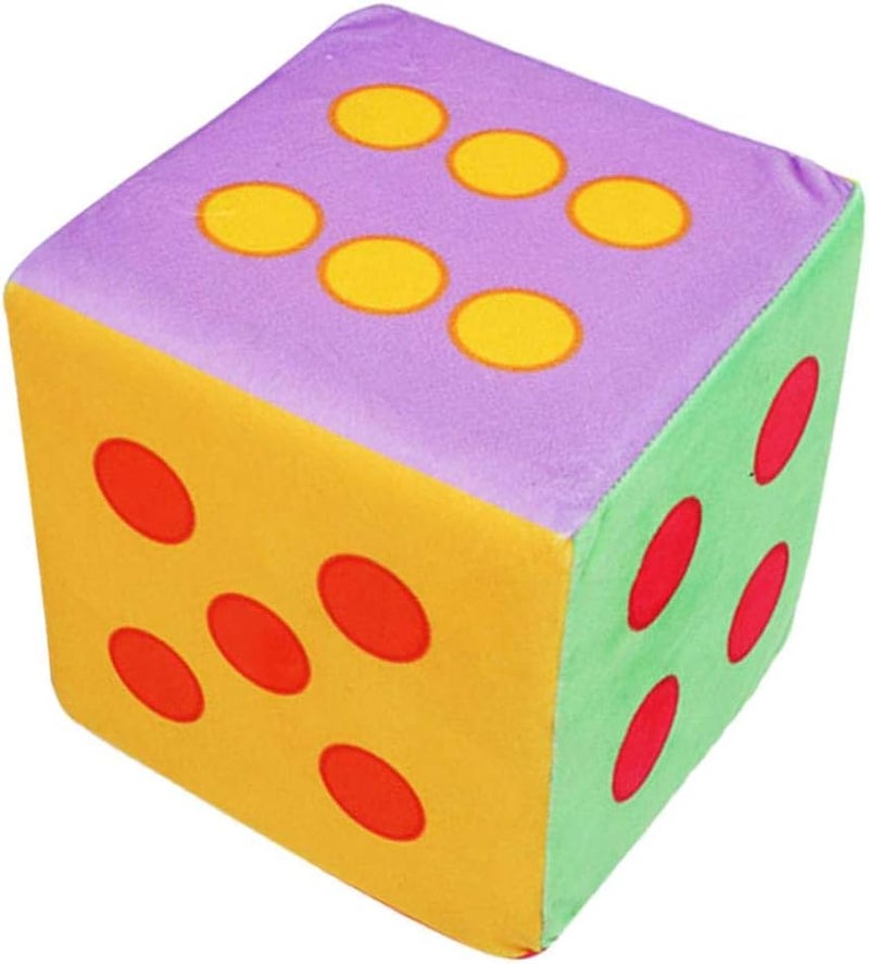klarakoGiant Dice 6 Inch Foam Dice Large Square Dice for Game Pool Toy Party Favour klarakoColorful Dot, 15cm - Image 2
