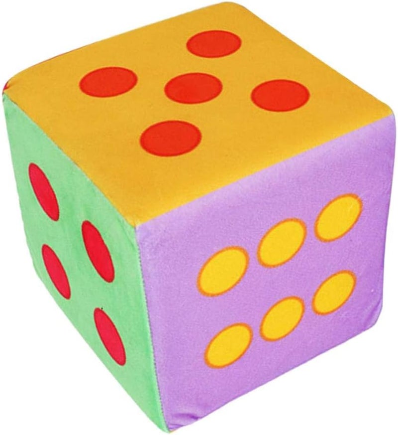klarakoGiant Dice 6 Inch Foam Dice Large Square Dice for Game Pool Toy Party Favour klarakoColorful Dot, 15cm - Image 3