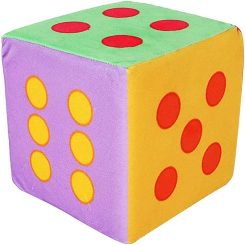 klarakoGiant Dice 6 Inch Foam Dice Large Square Dice for Game Pool Toy Party Favour klarakoColorful Dot, 15cm - Image 4