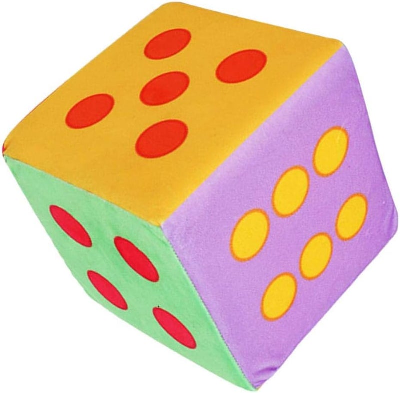klarakoGiant Dice 6 Inch Foam Dice Large Square Dice for Game Pool Toy Party Favour klarakoColorful Dot, 15cm - Image 5