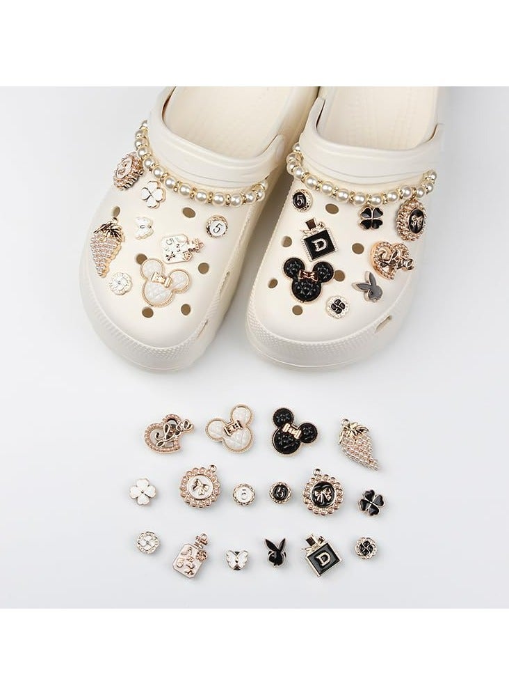 CMGTYYD. 18 قطعة حلي أحذية مختلفة من الراتنج بأشكال مختلفة من الراتنج لتزيين الأحذية مناسبة للأطفال الأولاد البنات الرجال النساء هدايا أعياد الميلاد - Image 2