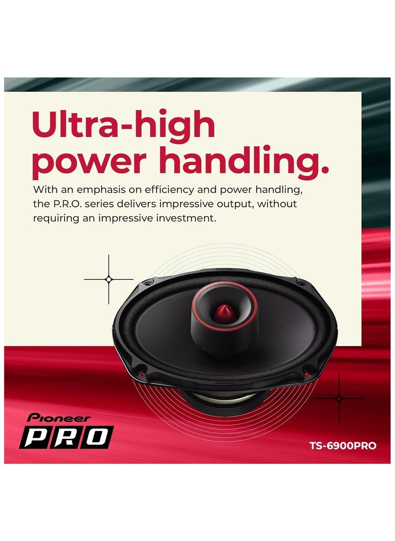 Pioneer 2-Way Car Audio Speakers TS-6900PRO, Full Range, Clear Sound Quality, Easy Installation and Enhanced Bass Response, 6” x 9” speakers  - Image 3