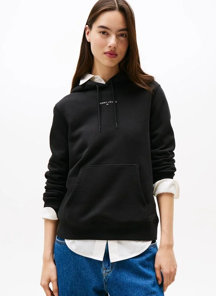 TOMMY JEANS Logo Pullover Hoodie