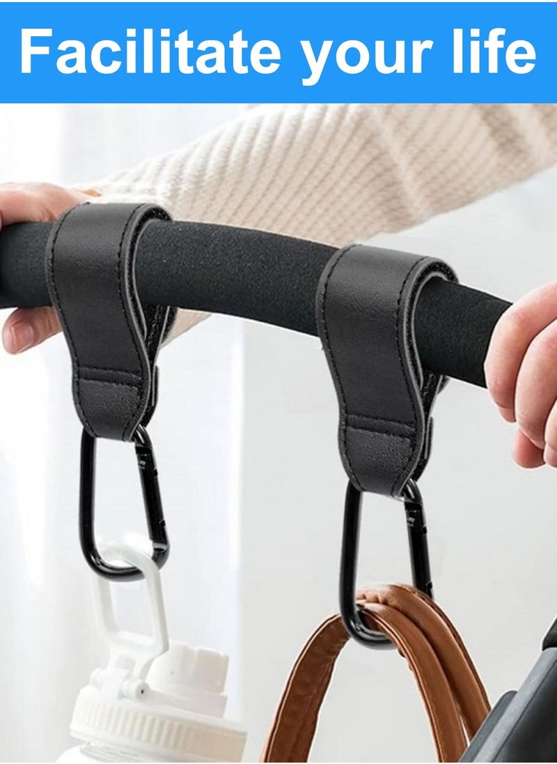 Daytoyz - 2 Baby Stroller Hooks, Stroller Hooks, Non-Slip Accessories, Baby Stroller Hooks, Baby Stroller Hooks, for Attaching to Stroller, Universal Fit - Image 1
