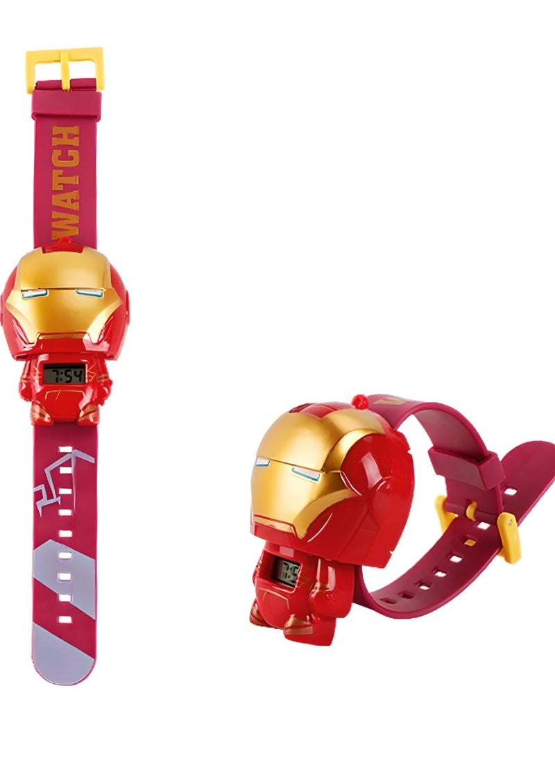 SARAOONT Spiderman Ironman Hulk Watch for kids  - Image 5