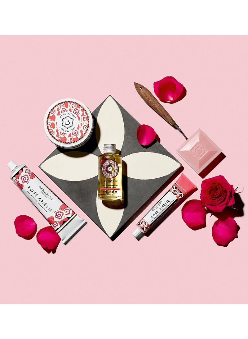 BENAMÕR Rose Amelie Hand Cream – Nourishing Hand Moisturiser with Rose Extract, Argan Oil and Shea Butter | Lightweight Hydration for Soft Hands | Vegan, Paraben-Free – 50ml - Image 4