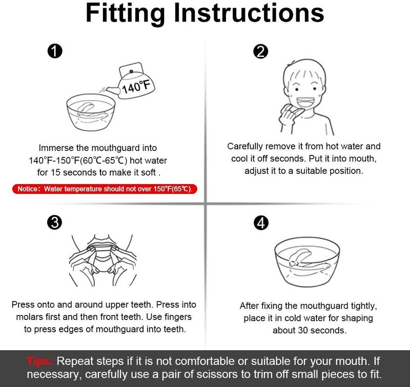 حارس الفم / درع اللثة - للملاكمة، MMA، الرجبي، موياي تاي، الهوكي، الجودو، الكاراتيه والفنون القتالية وجميع الرياضات الاحتكاكية عبوة من 1 (أصفر فوسفوري)