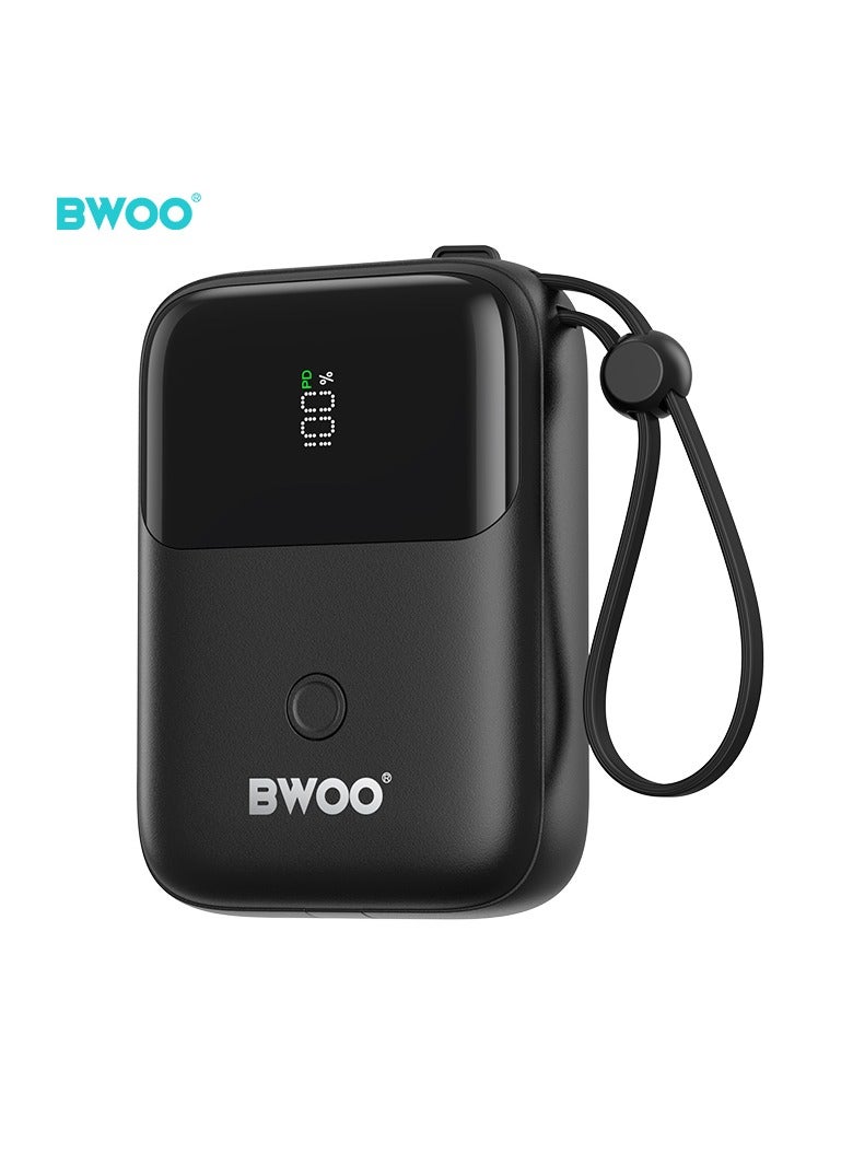 BWOO Pd 22.5W Four Ports For Fast Charging Power Bank 10000Mah Black - Image 2