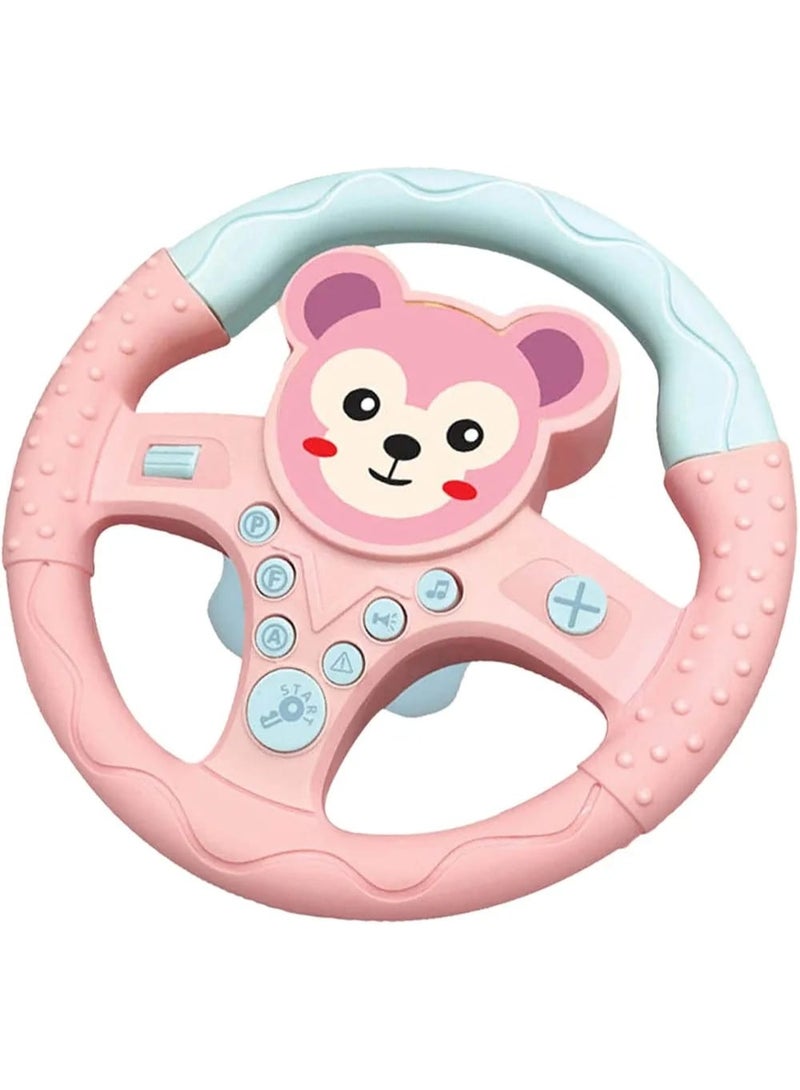 Kids Steering Wheel Toy, Baby Steering Wheel Toy, Car Steering Wheel Toy for Kids, Interactive Driving Steering Wheel Toy, Musical Steering Wheel Toy, Light Up Steering Wheel Toy, Electronic Car Toy for Kids, Driving Simulator Toy for Toddlers, Kids Driving Toy, Educational Steering Wheel Toy, Steering Wheel Toy with Sound & Lights, Pretend Play Car Steering Wheel, Kids Car Dashboard Toy, Baby Car Seat Steering Wheel Toy, Portable Steering Wheel Toy, Travel Adventure Toy for Kids, Interactive Sound Car Toy, Learning & Entertainment Toy for Children - Image 3