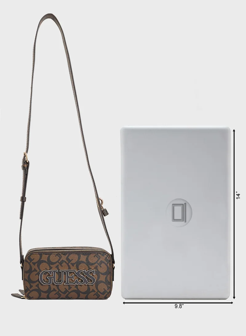 GUESS Reinee Mini Double Zip Crossbody