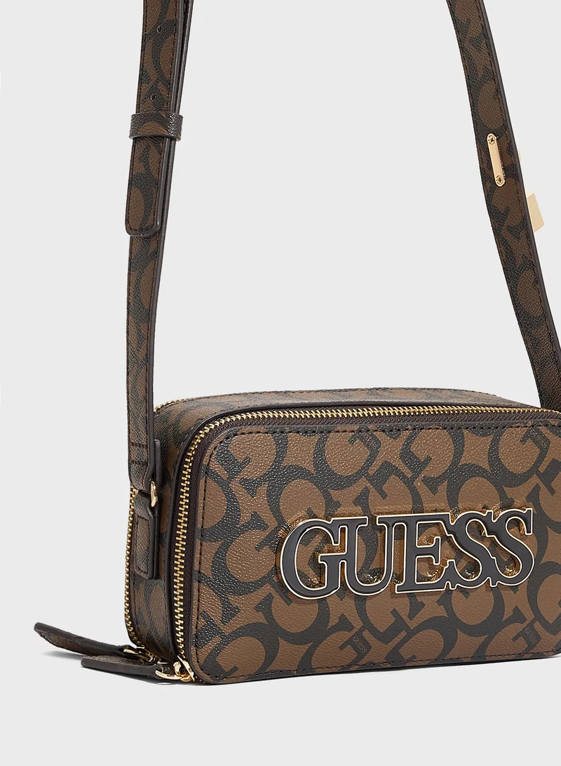GUESS Reinee Mini Double Zip Crossbody
