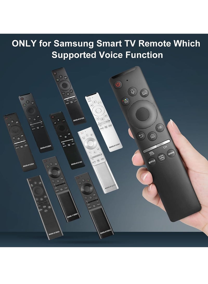 ELTRAZONE Voice Remote Control Replacement – Compatible with Samsung Smart TV QLED, UHD, Frame, Curved, Solar, 4K & 8K Models – Q60, Q70, Q80, Q90, 9 Series, TU8000, AU8000 - Image 3
