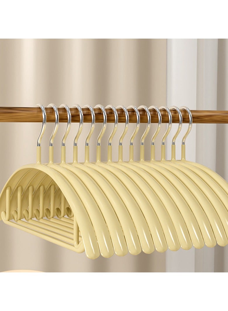 10 عالية الجودة وعملية نصف دائرية غير زلق شماعات سميكة